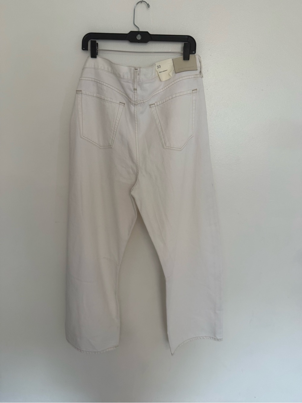 NWT Citizens Of Humanity Jeans Miro Relaxed Barrel Leg in Soft White - Picture 13 of 14
